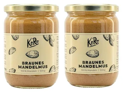 Produktbild von KoRo I Braunes Mandelmus 2 x 500 g