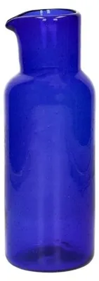 Productafbeelding van Pomax Vico karaf van glas, blauw, diameter 8,5 cm, hoogte 24,5 cm