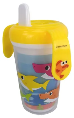 Produktbild von Baby Shark Trinklernbecher 230 ml Trinkschnabel Griffen
