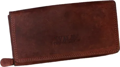 Produktbild von Echt Leder Geldbörse Damen Geldbeutel Luxus Büffelleder Portemonnaie Brieftasche