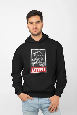 Produktbild von D&B Uni Hoodie MO00085 Utini Schwarz-Größe XL