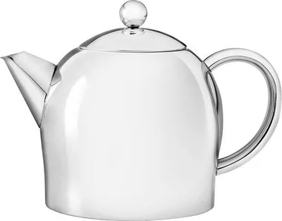 Productafbeelding van Famanu theepot, 0,5 liter - roestvrij staal, dubbelwandig, ergonomisch ontwerp