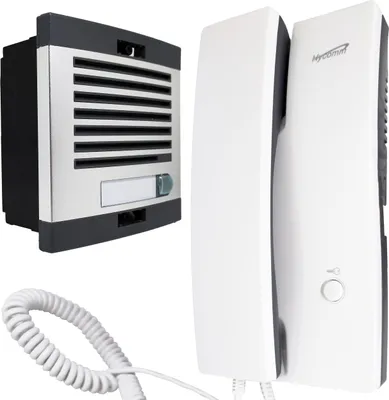 Zdjęcie produktu dla System domofonowy dom jednorodzinny do montażu podtynkowego dzwonek do drzwi 230 V AC 1 płaski domofon audio nazwisko podświetlenie Retoo