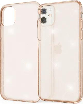 Image de NALIA Glitter Étui pour portable Apple iPhone 11 Coque, Bling Silicone Étui pour portable Cover Gold