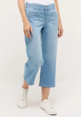 Produktbild von ANGELS 350663226 Damen Jeans Linn Trendy 7\8 - Hellblau