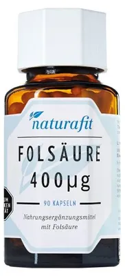 Zdjęcie produktu dla naturafit kwas foliowy 400 kapsułek, 90 kapsułek
