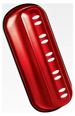 Produktbild von Stollenbackform 31 cm Sparkling Christmas, hochwertige Stollenform mit Antihaftbeschichtung für einfaches Backen, Backform für Christstollen zum Selbermachen (Farbe: Rot)