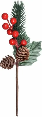 Image de Couronne de Noël, BULBES, FEUILLES 23cm