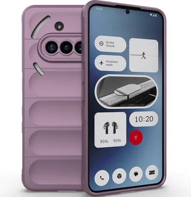 Obrázek produktu pro Pouzdro pro Nothing Phone 3A Měkké TPU Silikonové Nárazuvzdorné Ochranné Pouzdro Fialová