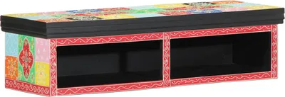 Image de Meuble TV Multicolore 80 x 30 x 22 cm Bois d'ingénierie