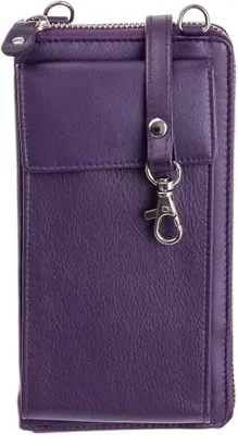 Produktbild von BAXX Handytasche/Geldbörse Umhängetasche mit RFID Blocker purple