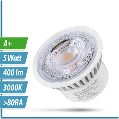 Produktbild von 10x LED Modul 230V 5W für Einbaustrahler MR16 warmweiß Ersatz GU10 Ø 50mm Einbauramen Leuchtmittel