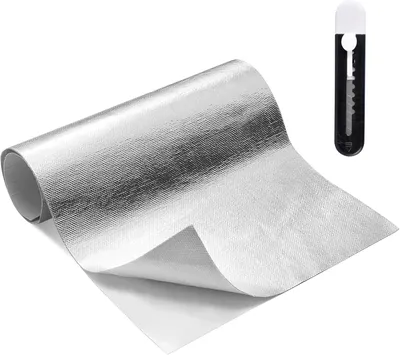 Imagen del producto de Película térmica autoadhesiva, aislamiento reflectante, 60 x 200 cm, para tuberías