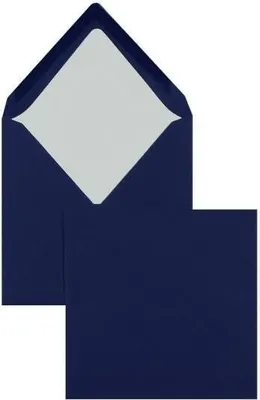 Produktbild von Briefumschläge 164x164mm 100g/qm gummiert VE=100 Stück jeans