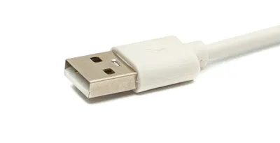 Produktbild von SYSTEM-S USB 2.0 Kabel 10 m Micro B Stecker zu Typ A Stecker Adapter in Weiß