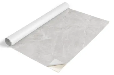 Obrázek produktu pro Fólie na nábytek Tulup – samolepicí fólie na nábytek – samolepicí fólie 100 x 50 cm – fólie na skříně – fólie na nábytek – fólie do kuchyně – voděodolná – omyvatelná – samolepicí – bez vzduchových bublin – šedý mramor