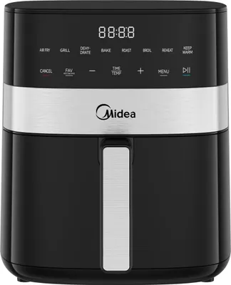 Produktbild von Midea MF-CN65E2, Heißluftfritteuse, 6,3 l, 40 °C, 200 °C, 60 min, Einzelbild