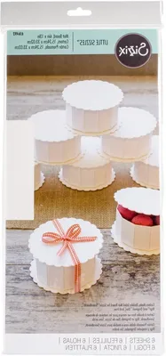 Productafbeelding van Karton Vellen - Hobby Karton - Creatief Knutselen - Speciale Afmetingen - 6 Stuks 15x33cm - Wit