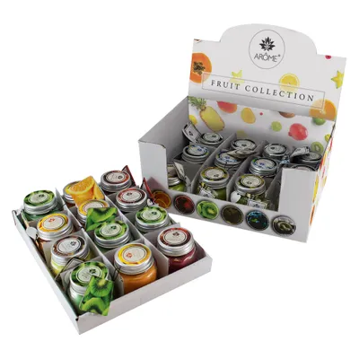 Produktbild von ARÔME Kerzenset mit Wunschfrüchten, Mix aus 6 Düften, 24 Stück
