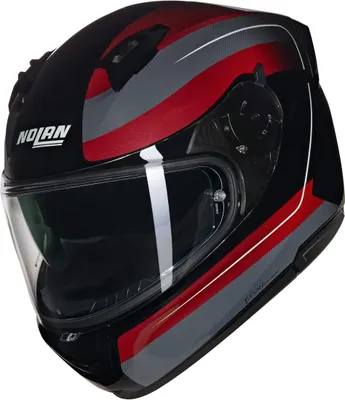 Produktbild von Integralhelm NOLAN N60-6 Ermetico 345 Schwarz Rot Grau größe XL
