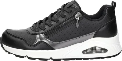 Image de Skechers Uno - Metallic Sliders Sneakers Laag - Zwart - Maat 36