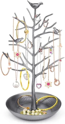 Productafbeelding van Flexzion sieraden display stand - Oorbel ketting houder boom toren rack opknoping organizer