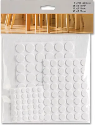 Produktbild von Möbelgleiter-Set weiß 133-teilig suki