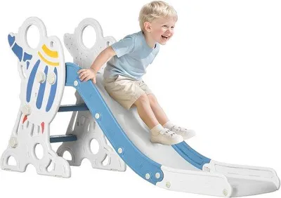 Productafbeelding van Glijbaan voor kinderen van 18 tot 36 maanden - Veilig en leuk speelplezier indoors