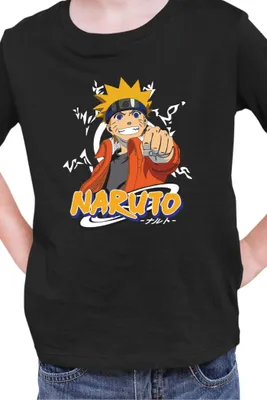 Produktbild von Kinder T-Shirt Naruto Naruto 07, 5-6 Jahr - 116 / Schwarz