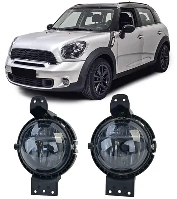 Produktbild von Nebelscheinwerfer + Tagfahrlicht Set schwarz Smoke für MINI R60 / R61 2010–2016