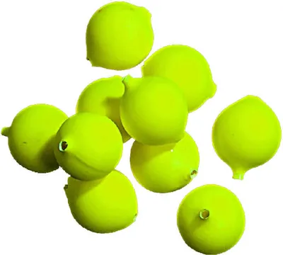 Produktbild von Jenzi Corky Auftriebsperlen für Meeresvorfächer Neon Gelb 10mm