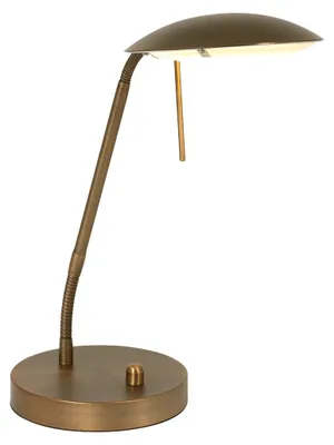 Produktbild von Tischlampe - bronze - Biron - glas metall - Ø 17cm - LED - 1315BR - Mexlite