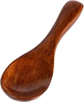 Produktbild von APS 87027 Löffel, Holz (Nanmu), Länge 10 cm, Löffelmaß 3,5 x 3 cm