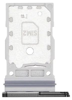 Obrázek produktu pro Samsung, náhradní držák pro dvě karty Nano SIM pro Samsung Galaxy S23 Ultra, černý