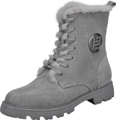Produktbild von Bagatt Schnürstiefel - Grau Leder Größe: 42 Weite: Normal