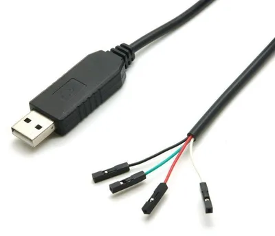 Produktbild von BerryBase USB - TTL / UART / RS232 Adapterkabel mit PL2303HX Chipsatz