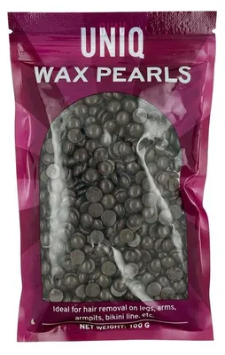 Produktbild von UNIQ Hartwachs Wachsperlen 100g Schokolade - Schmerzarme Haarentfernung für alle Hauttypen