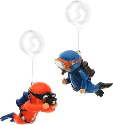 Image de Lot de 2 décorations flottantes pour aquarium