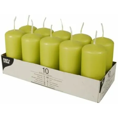 Image de 10 bougies PAPSTAR kiwi