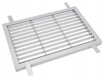 Produktbild von Metall Fußmatte Stahl verzinkt 59x39cm robust