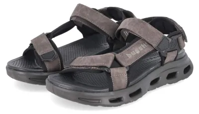 Image de Bugatti, sandales pour hommes, couleur marron, matière synthétique, taille : 42