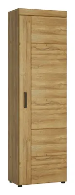 Produktbild von Kleiderschrank Cortina 1-türig Grandson Eiche 195x58x37,4 cm, Softclose, ausziehbare Kleiderstange