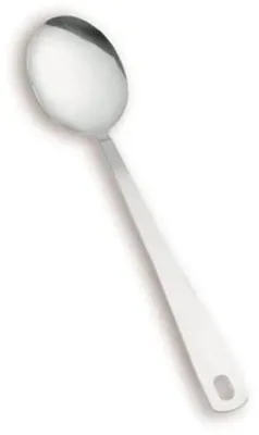 Edelstahl-Löffel, 34 cm, spülmaschinengeeignet, silber
