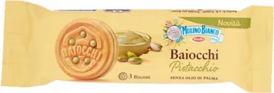 Produktbild von Baiocchi al Pistacchio 28g- Mulino Bianco Kekse