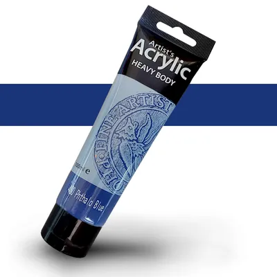Zdjęcie produktu dla Farba akrylowa artystyczna do malowania HB 100ml Phthalo Blue - 450 Niebieska
