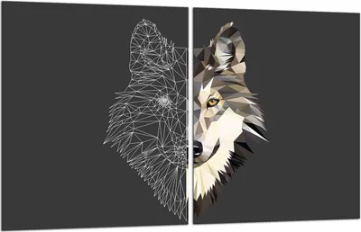 Produktbild von Herdabdeckplatten 2x40x52 Glaskeramikkochfeld 2-Teilig Glas Spritzschutz Wolf