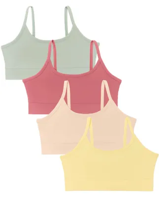 Produktbild von 4er-Set Mädchen-Bustiers – Beige, Dorée, Eisberggrün