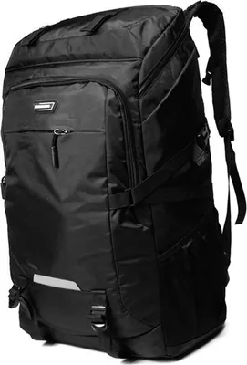 Zdjęcie produktu dla Plecak turystyczny, 80L Camping - lekka torba podróżna do podróży z kempingiem turystycznym (BLACK)