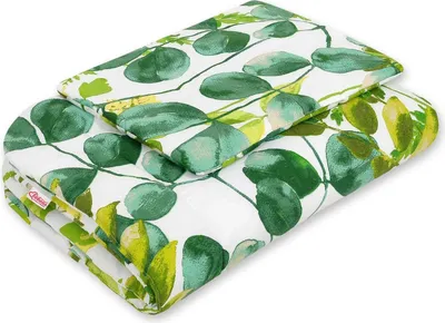 Image de Parure de lit bébé avec rembourrage, 2 pièces, 75x100cm NEWBORN - Eucalyptus