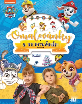 Produktbild von Malbuch mit Tattoos im A4-Format „Paw Patrol“ im Beutel (21 x 28 cm)